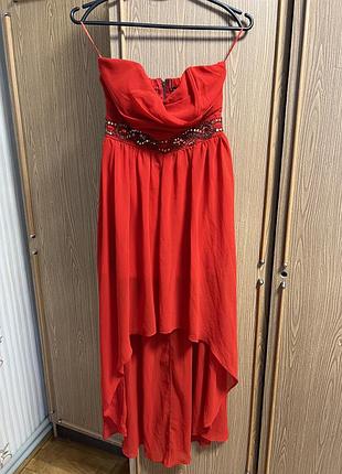 Платье красное платье