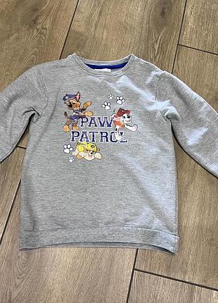 Свитшот paw patrol 4-6 лет