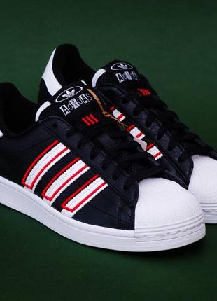 Демисезонные чёрные кроссовки adidas superstar оригинал чорні оригінальні кросівки adidas superstar оригінал