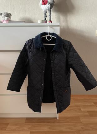 Дитяча брендова стьобана куртка демісезонна barbour