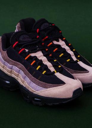 Демисезонное серие кроссовки nike air max 95 оригинал серые женские оригинальные кроссовки nike air max 951 фото