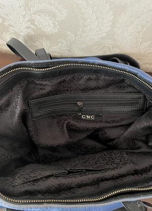 Кожаная сумка, cnc, италия4 фото