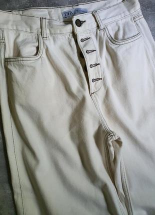 Жіночі бавовняні джинси zara, m2 фото