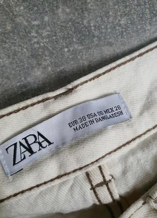 Жіночі бавовняні джинси zara, m3 фото