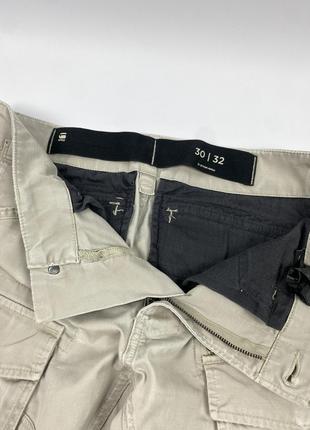 Мужские карго брюки g-star raw rovic zip 3d tapered6 фото