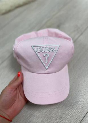 Кепка guess розовая