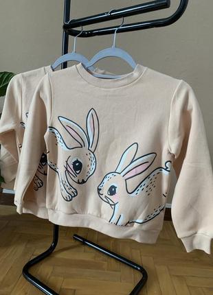 Свитшот кофта худи толстовка h&amp;m с принтом