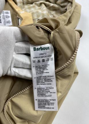 Новая женская парка куртка дождевик barbour greylag beige parka jacket10 фото