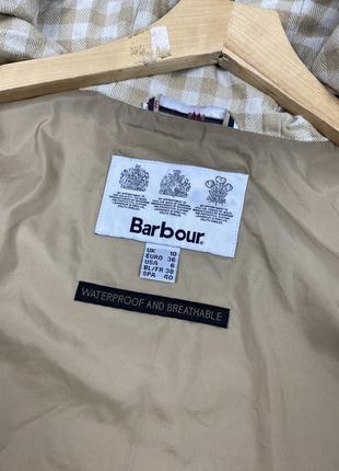 Новая женская парка куртка дождевик barbour greylag beige parka jacket9 фото