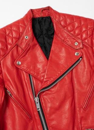 Сlassic leather biker jacket мужская кожаная куртка2 фото