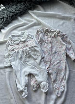 Набір чоловічки на новонароджену дівчинку у роддом