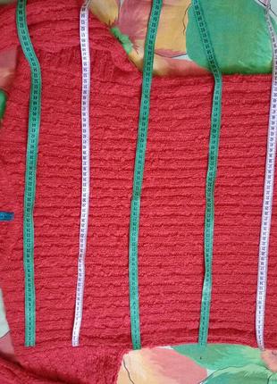 Casual. eur 40/42. теплий под горло свитер светер кофта вязаний морковного цвета5 фото
