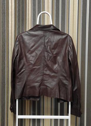 Женская кожаная куртка piu &piu6 фото