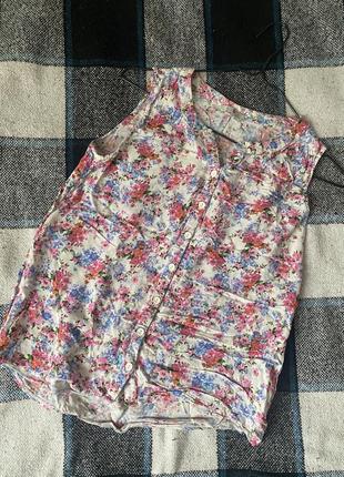 Блуза в цветочный принт