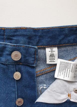 Джинсові сині шорти h&m 3