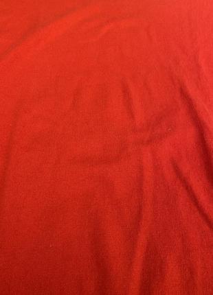 Червоний джемпер пуловер светр шовк з вовною massimo dutti алый свитер красный пуловер шёлковая водолазка шерстяной свитер3 фото