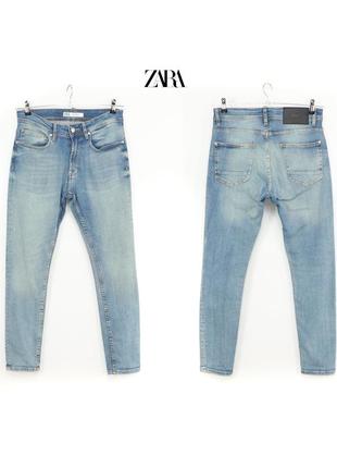 Чоловічі завужені джинси zara man оригінал [ 30 ]1 фото