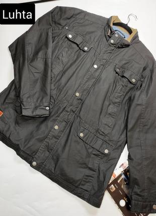 Куртка чоловіча темно коричневого кольору з кишенями від бренду luhta l.xl2 фото