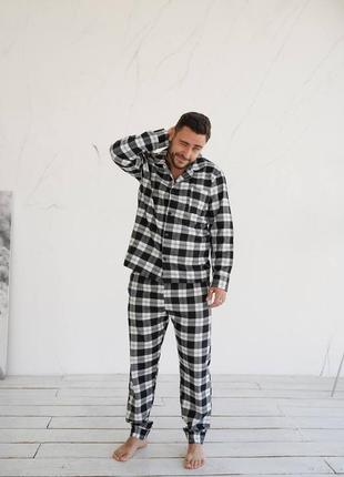 Пижама мужская домашняя костюм хлопок