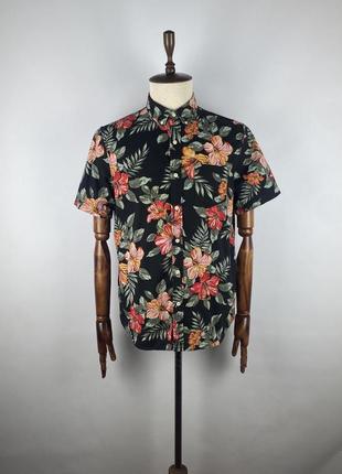 Яскрава чоловіча сорочка рубашка теніска denim & supply ralph lauren floral print shirt2 фото