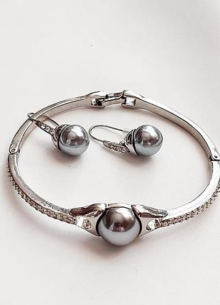 Набор браслет, серьги avon