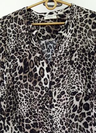 Блузка в леопардовый принт