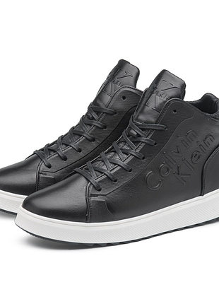 Чоловічі теплі зимові стильні черевики з натуральної шкіри model- ск10