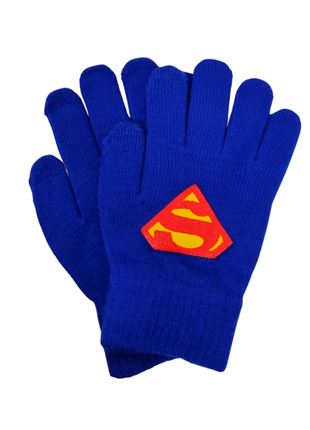 Перчатки рукавички дитячі сенсорні герої з начосом 4-6, 6-9р.7 фото
