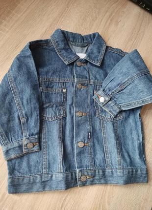 Куртка вітровка джинсова дитяча2 фото