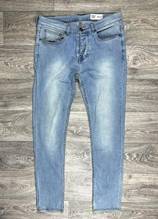 Denim co. skinny джинсы w32/l32 размер голубые оригинал1 фото