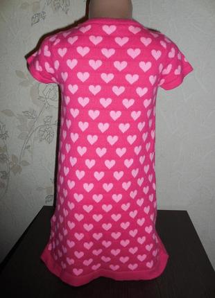 Платье h&amp;m 2-ая вязочка, 5-6 лет( 110-116 см)2 фото