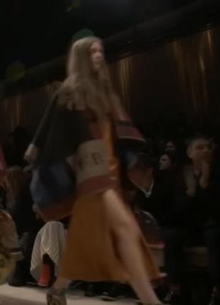 Пончо burberry prorsum autumn - winter 2014 накидка7 фото