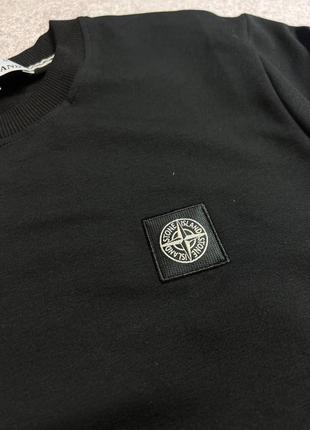 Кофта з логотипом стон айленд з патчем / світшоти stone island2 фото