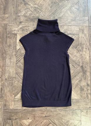 Гольф фіолетовий без рукавів mango