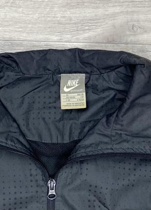 Nike куртка ветровка xl размер серая плащовка оригинал4 фото