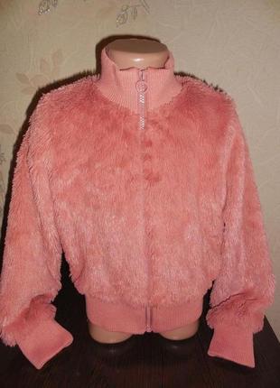 Куртка- меховушка * george* деми, подклад полиестер, 8-9 лет (128-135 см)