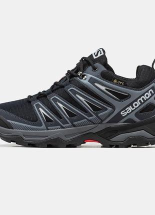 Теплые мужские кроссовки на меху salomon speed cross pro