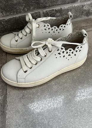 Кроссовки кожа