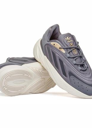 Adidas ozelia originals gray-gold2 фото