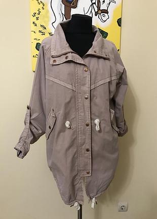 Плащ хлопковый