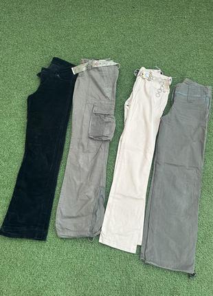 Вельветовые брюки и летние брюки, брюки карго лотом при 299 грн
