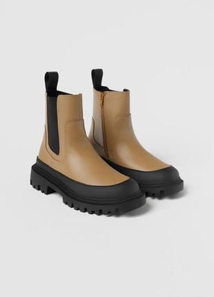 Стильные ботинки челси zara