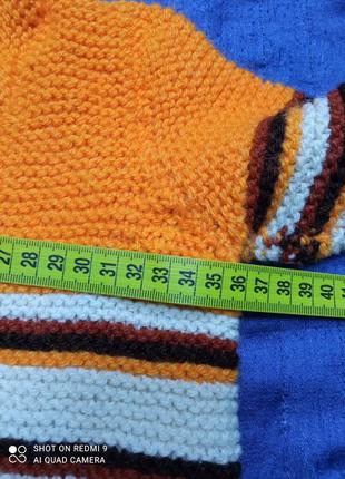 Вязаный теплый, спальный мешок, конверт, кокон.