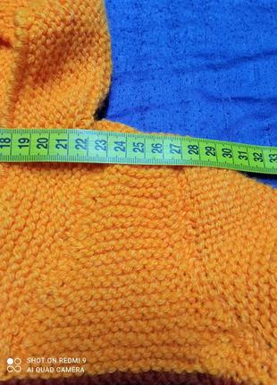 Вязаный теплый, спальный мешок, конверт, кокон.