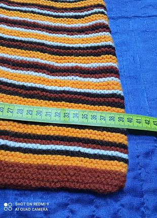 Вязаный теплый, спальный мешок, конверт, кокон.