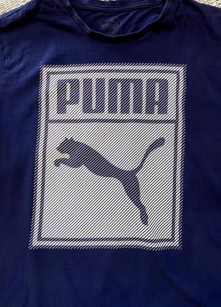 Футболка puma с большим логотипом спереди2 фото