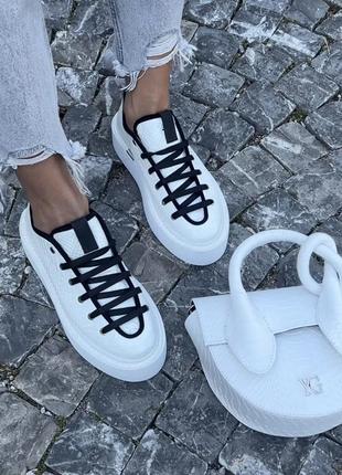 Кеды из натуральной кожи 39