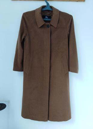 Винтажное кашемировое пальто burberry london.