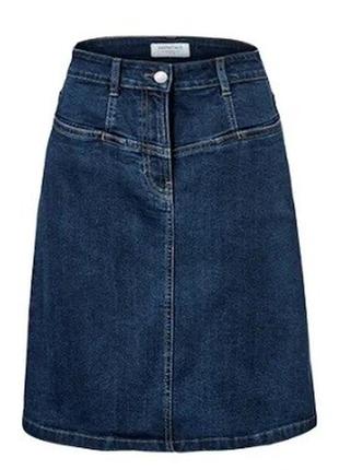 Фирменная джинсовая юбка от тсм tchibo. германия.оригинал.3 фото
