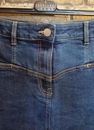 Фирменная джинсовая юбка от тсм tchibo. германия.оригинал.7 фото